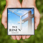 Faith Necklace - He's Risen Stainless Cross