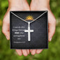 I Can Do All Things Through Him Stainless Cross Necklace