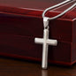 Faith Makes Things Possible Cross Necklace