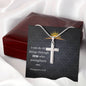 I Can Do All Things Through Him Stainless Cross Necklace