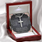 Stainless Cross Necklace With Love Note