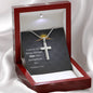 I Can Do All Things Through Him Stainless Cross Necklace