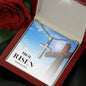 Faith Necklace - He's Risen Stainless Cross