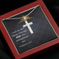 I Can Do All Things Through Him Stainless Cross Necklace