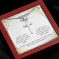 To My Beautiful Wife Stainless Cross Necklace