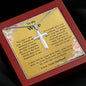Stainless Cross Necklace - Wife