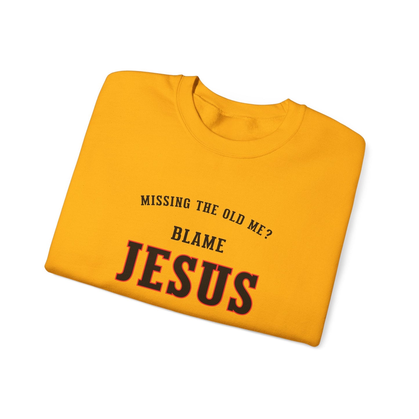 Blame Jesus Unisex Heavy Blend™ Crewneck Sweatshirt