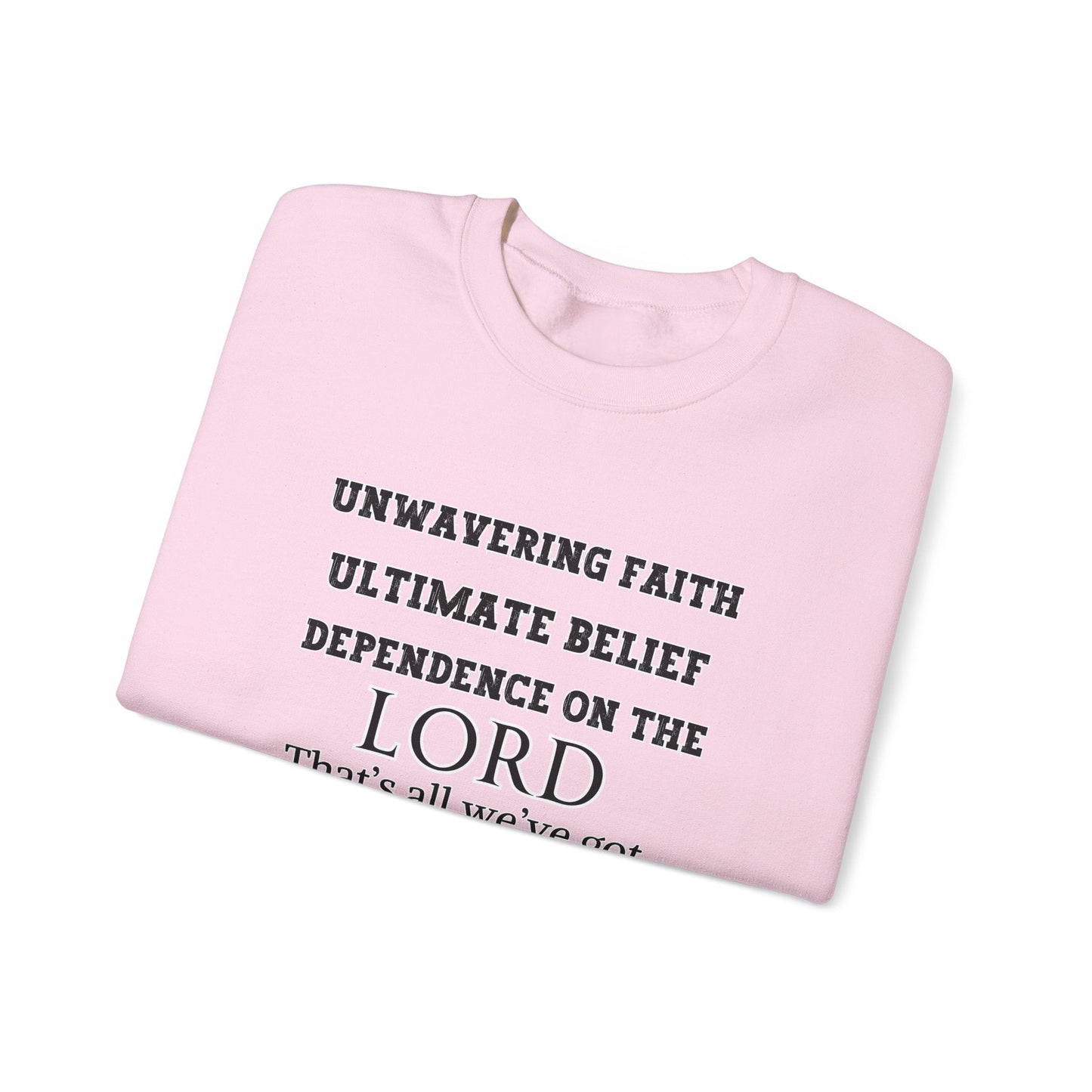 Unwavering Faith Unisex Heavy Blend™ Crewneck Sweatshirt