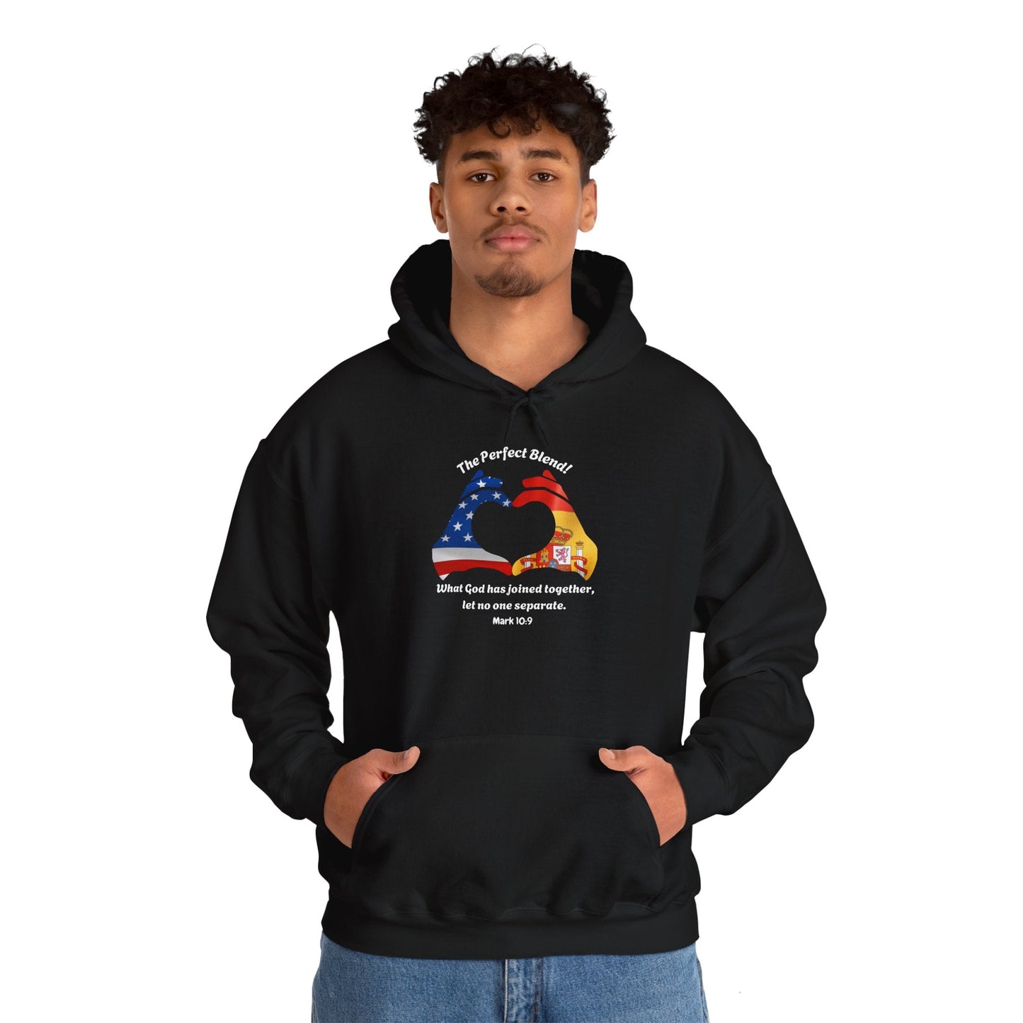 Custom Couple's Flags Unisex Heavy Blend™ Hooded Sweatshirt