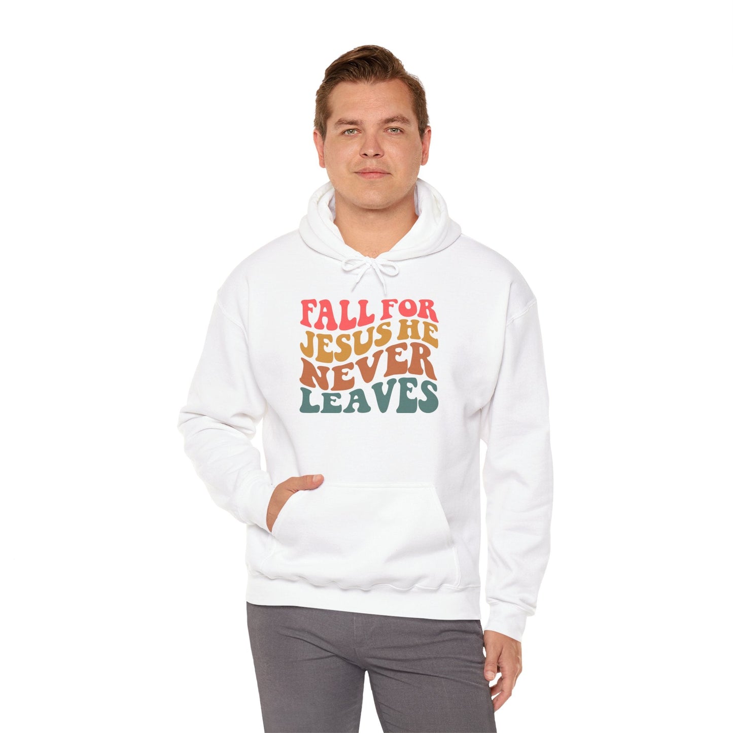 Fall For Jesus Unisex Heavy Blend™ Hooded Sweatshirt