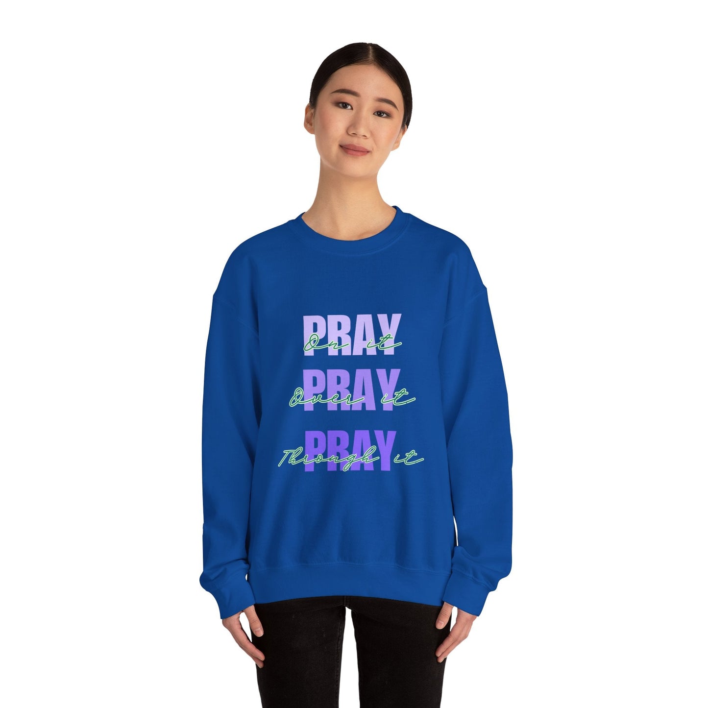 Pray Pray Pray Unisex Heavy Blend™ Crewneck Sweatshirt