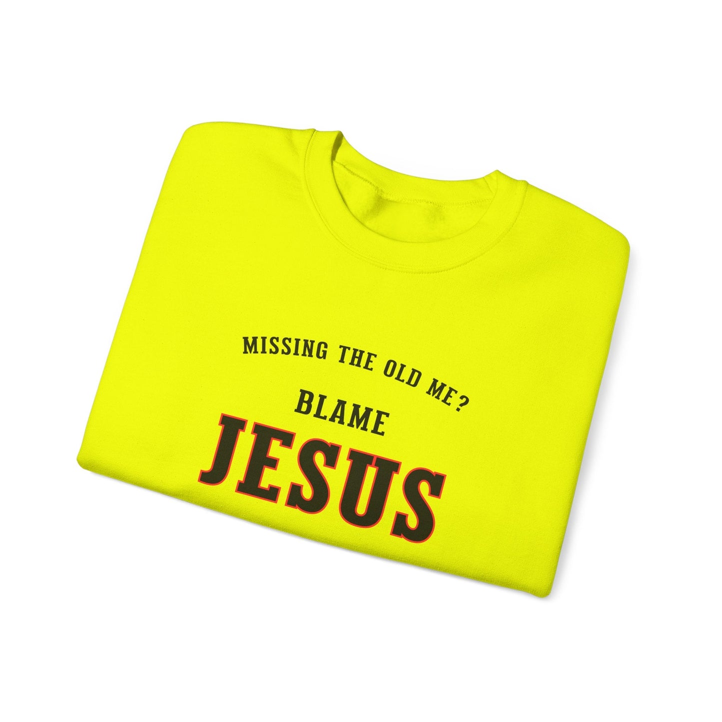 Blame Jesus Unisex Heavy Blend™ Crewneck Sweatshirt