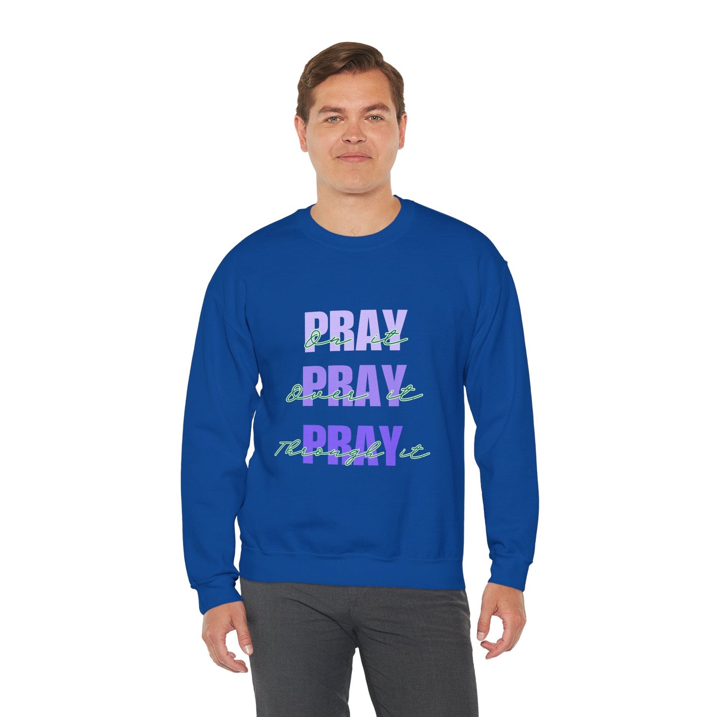 Pray Pray Pray Unisex Heavy Blend™ Crewneck Sweatshirt