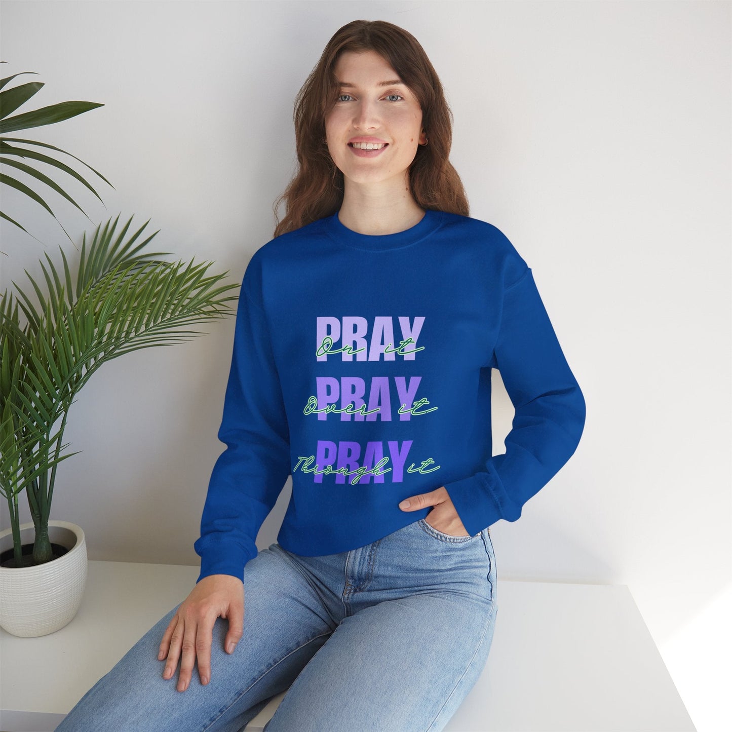 Pray Pray Pray Unisex Heavy Blend™ Crewneck Sweatshirt