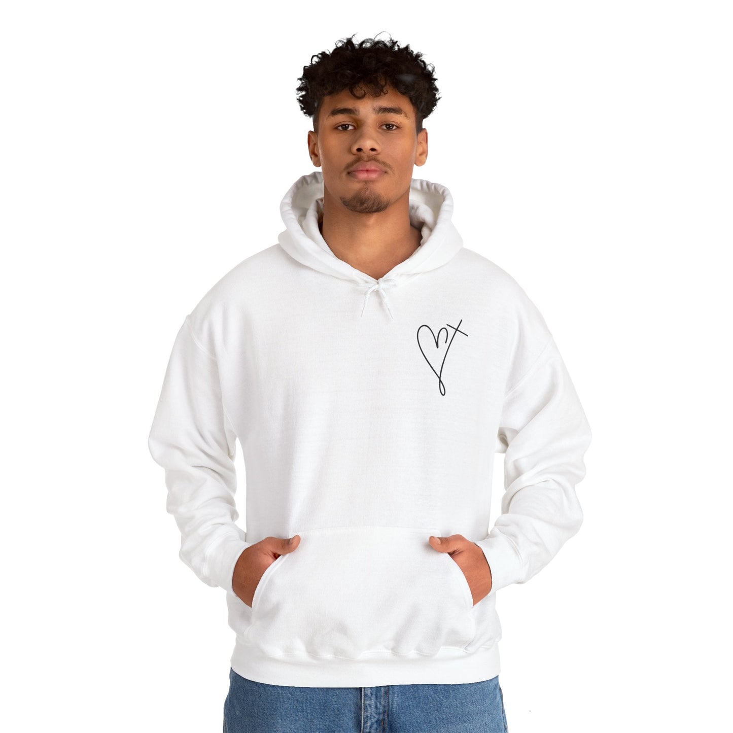 Jesus Has My Back Unisex Heavy Blend™ Hoodie