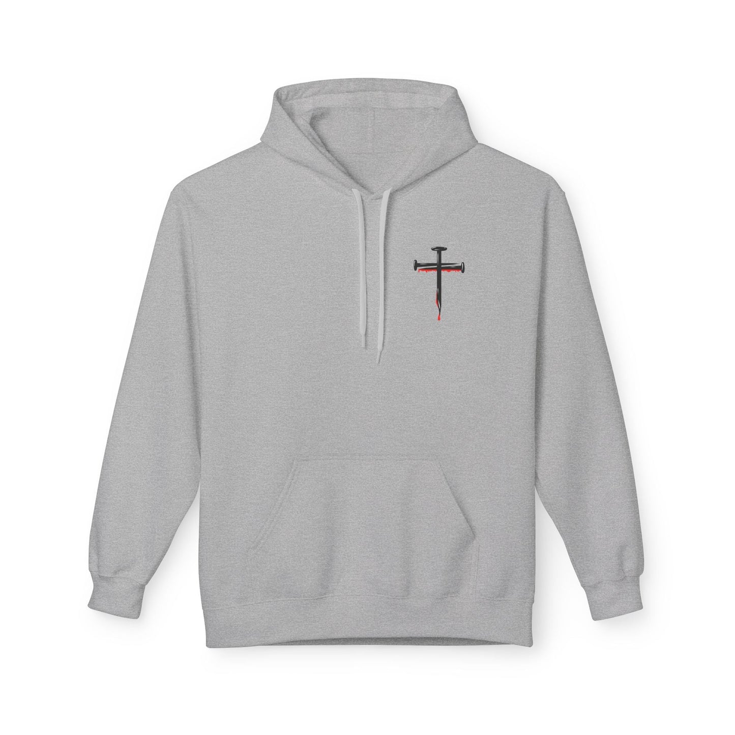 Jesus Saves Unisex Religious Fleece Hoodie | Apparel, Christian Hoodie, Inspirational Wear, Faith-Based Gift, Casual Churchwear