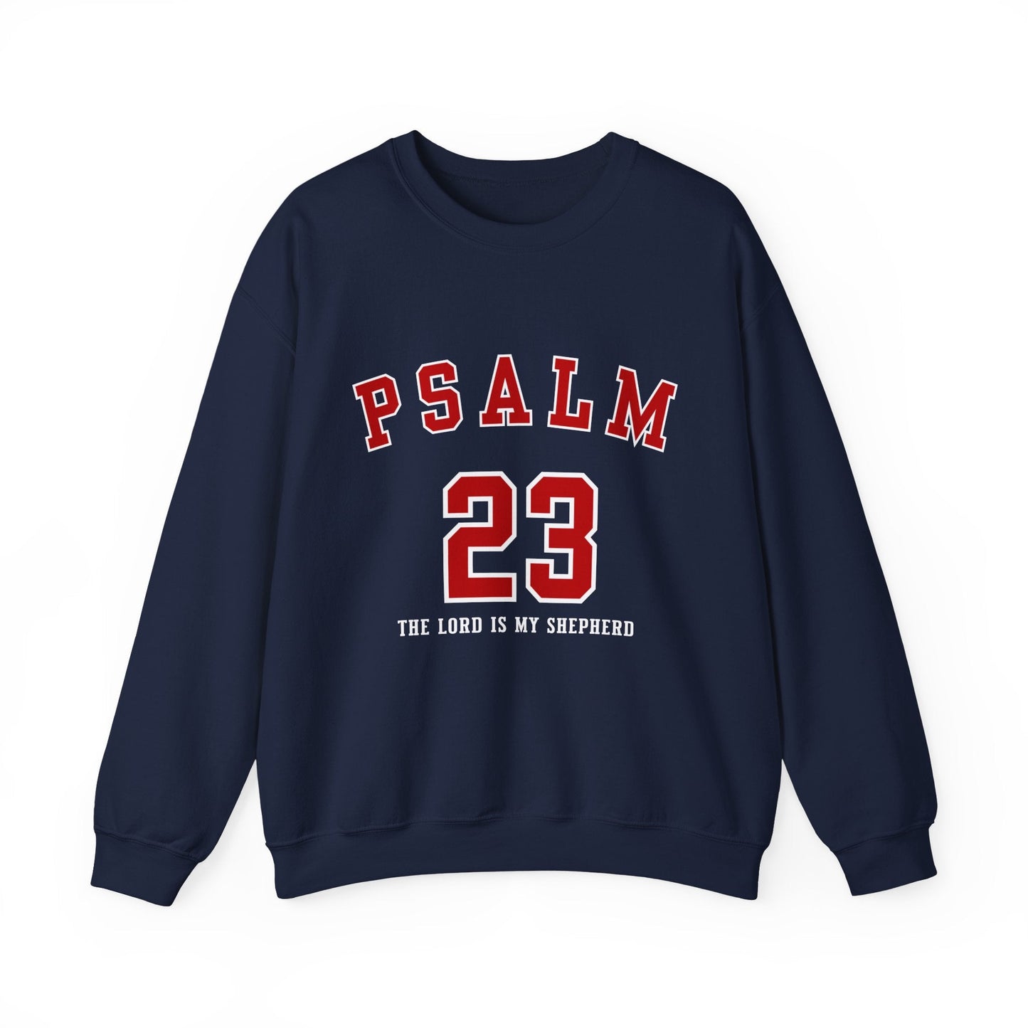 Psalm 23 The Lord Is My Shepherd Unisex Heavy Blend™ Crewneck Sweatshirt
