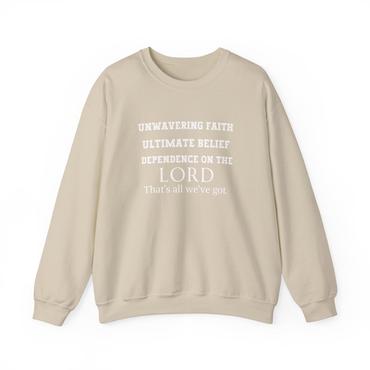 Unwavering Faith Unisex Heavy Blend™ Crewneck Sweatshirt