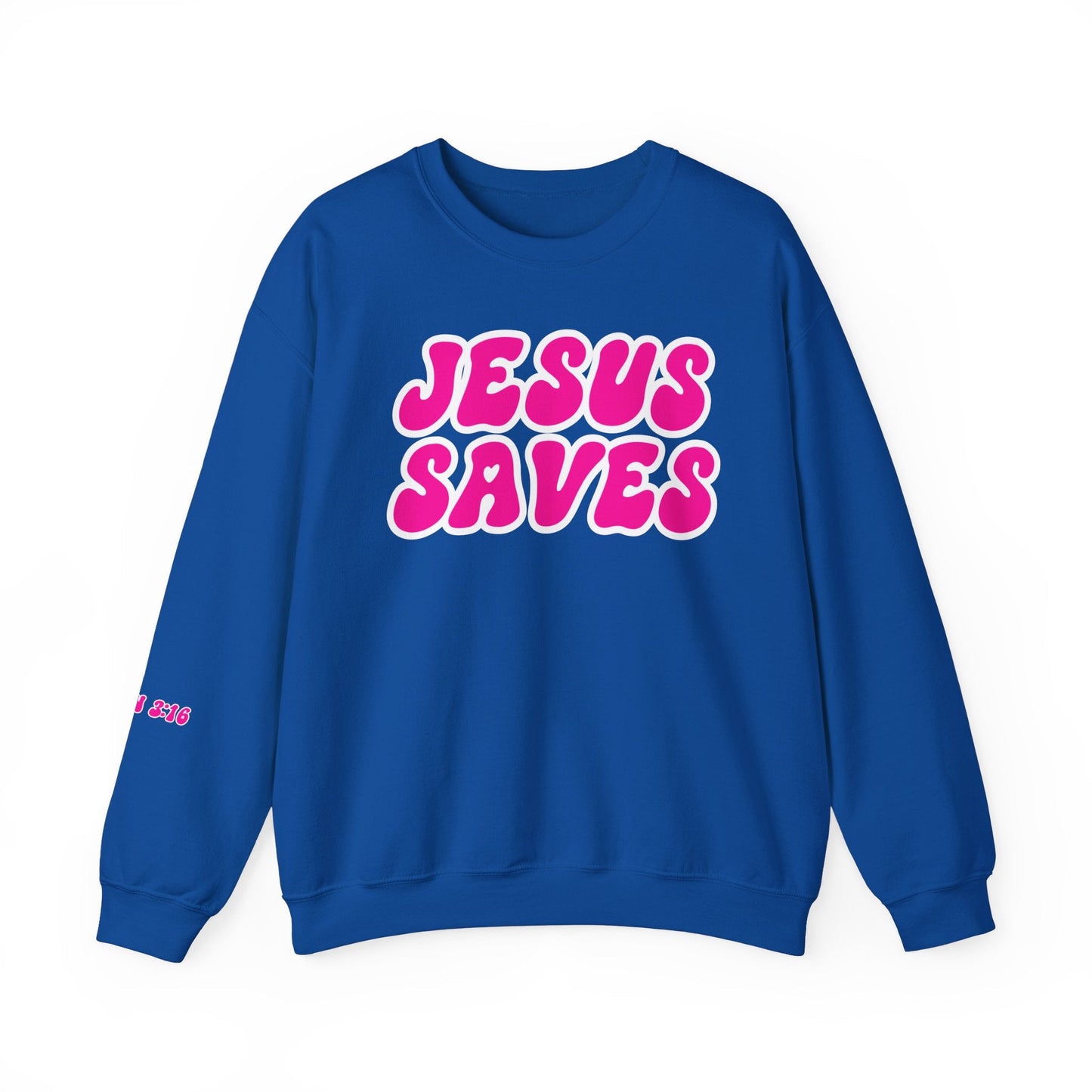 Jesus Saves Unisex Heavy Blend™ Crewneck Sweatshirt