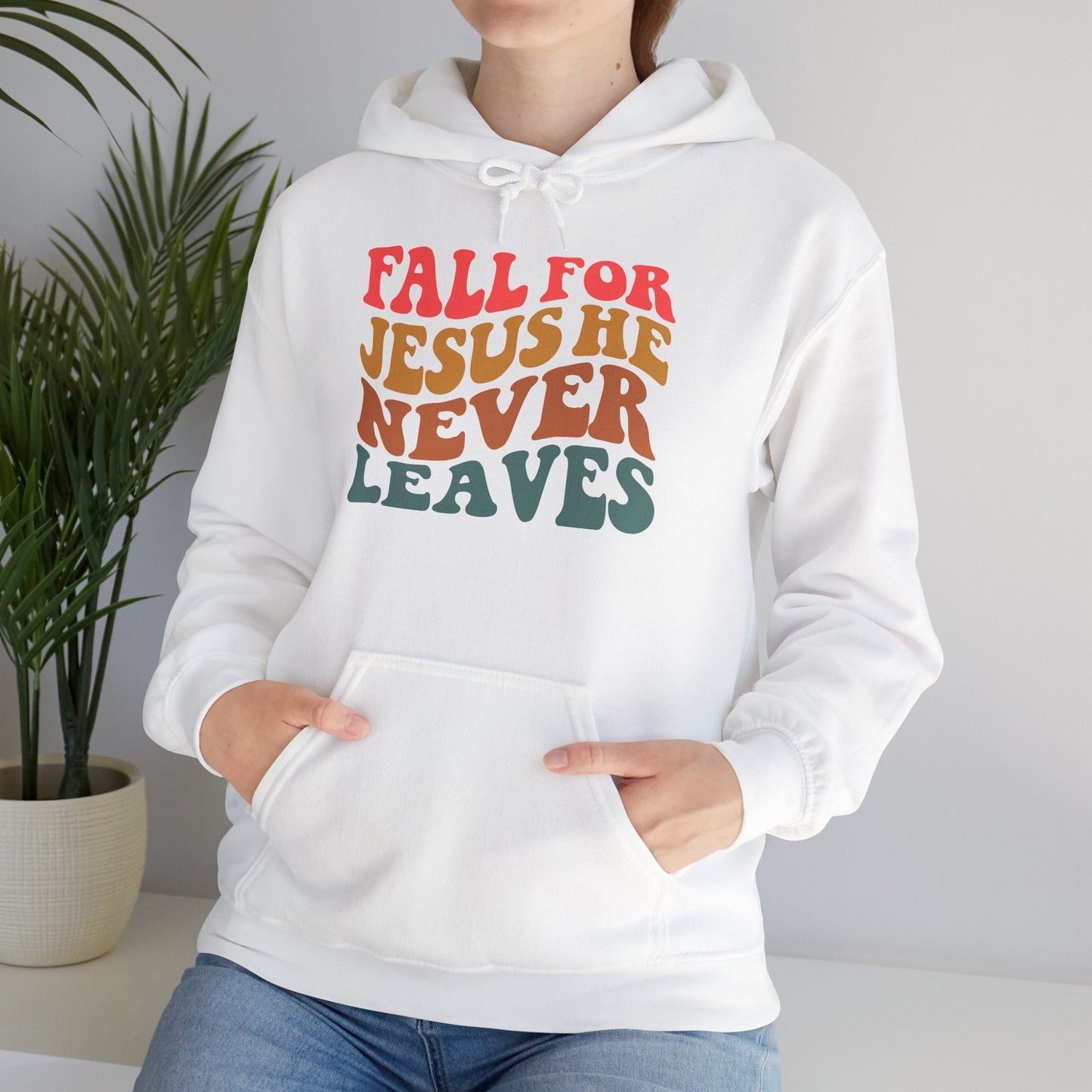 Fall For Jesus Unisex Heavy Blend™ Hooded Sweatshirt