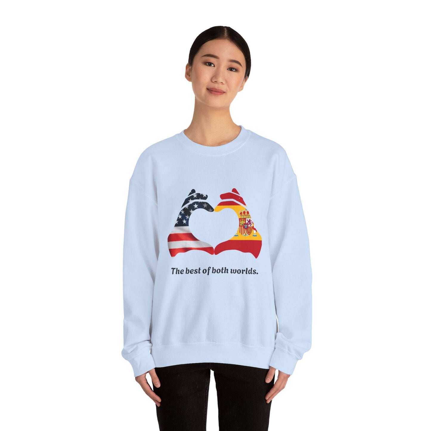 Custom Flags Unisex Heavy Blend™ Crewneck Sweatshirt The Best of both worlds