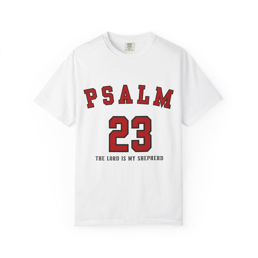 Psalm 23 Unisex Garment-Dyed T-shirt