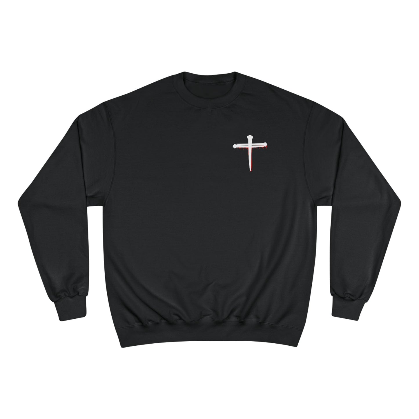 Jesus Saves Champion Sweatshirt with Inspirational Jesus Quote - Faith-Based Apparel, Christian Gift, Cozy Sweatshirt, Religious Statement Wear