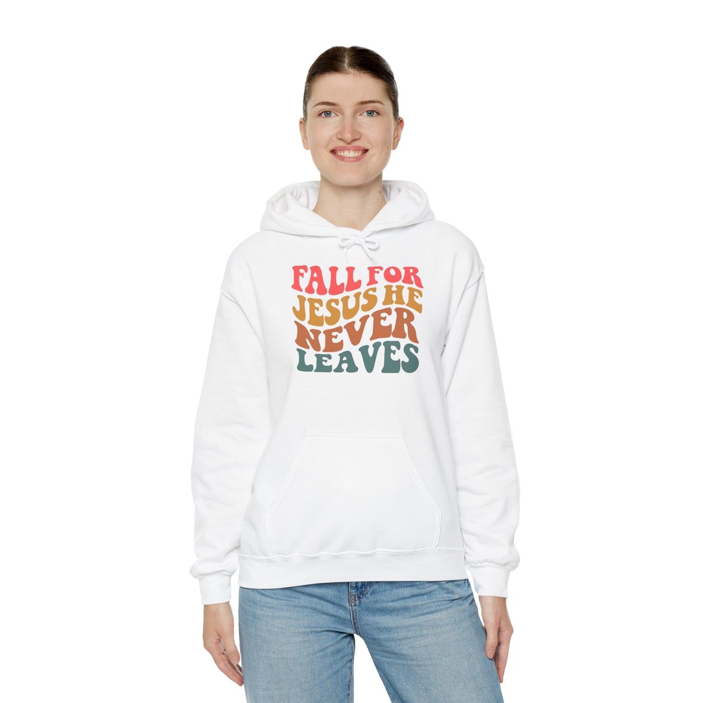 Fall For Jesus Unisex Heavy Blend™ Hooded Sweatshirt