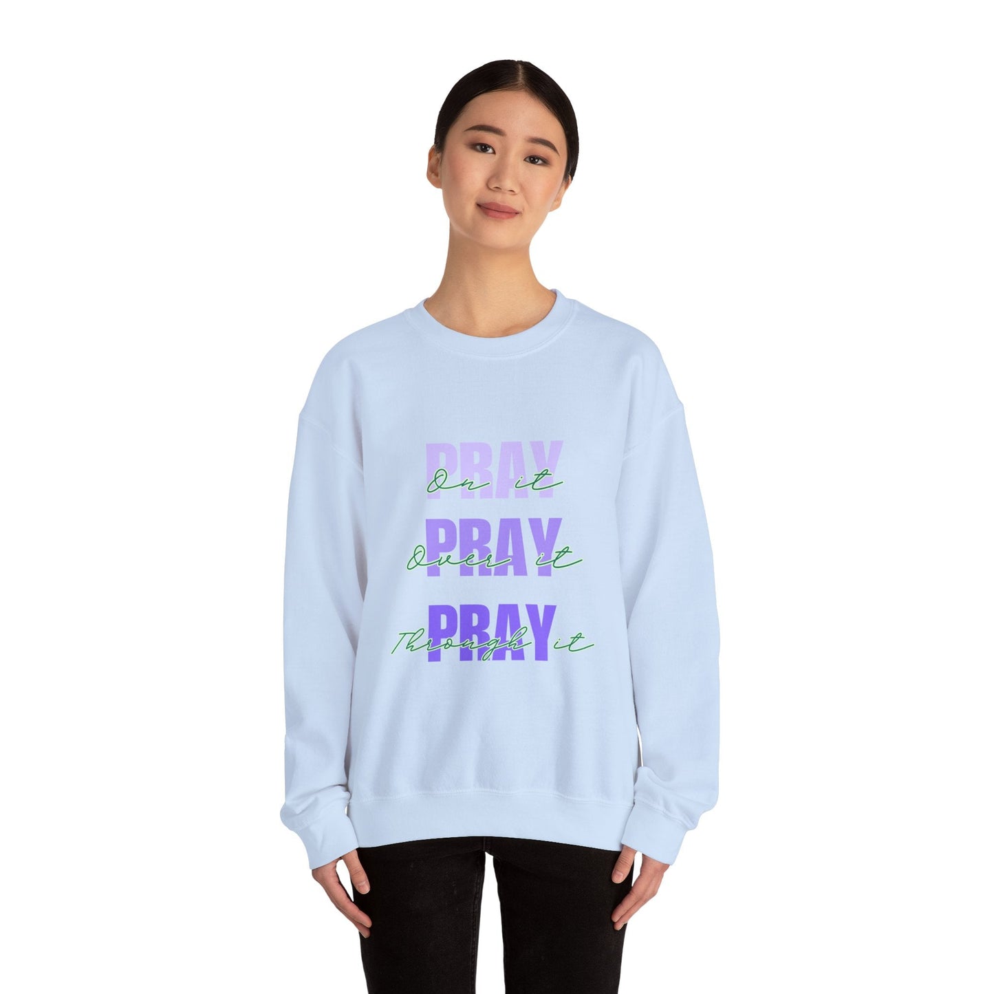 Pray Pray Pray Unisex Heavy Blend™ Crewneck Sweatshirt