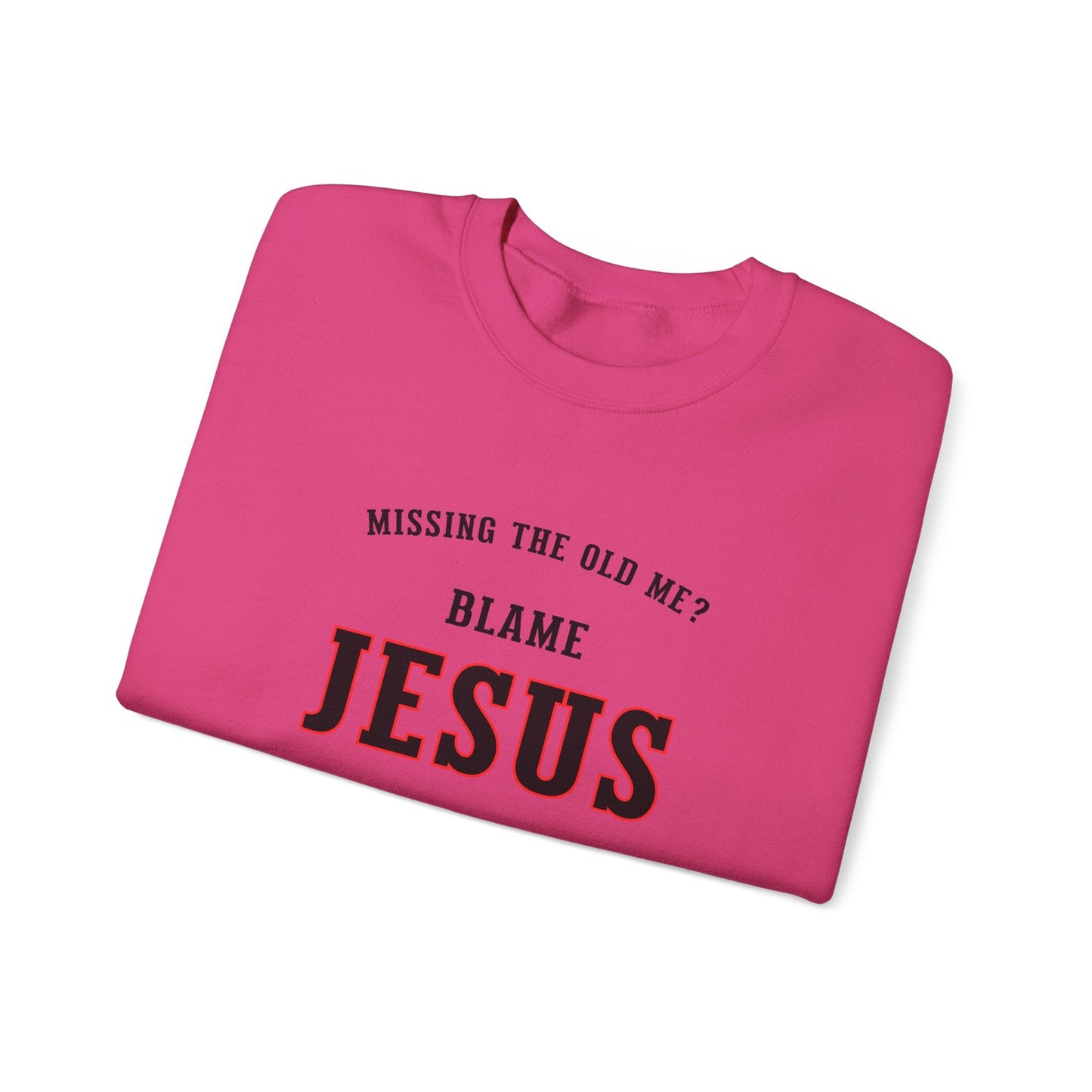 Blame Jesus Unisex Heavy Blend™ Crewneck Sweatshirt