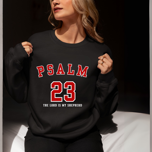 Psalm 23 The Lord Is My Shepherd Unisex Heavy Blend™ Crewneck Sweatshirt