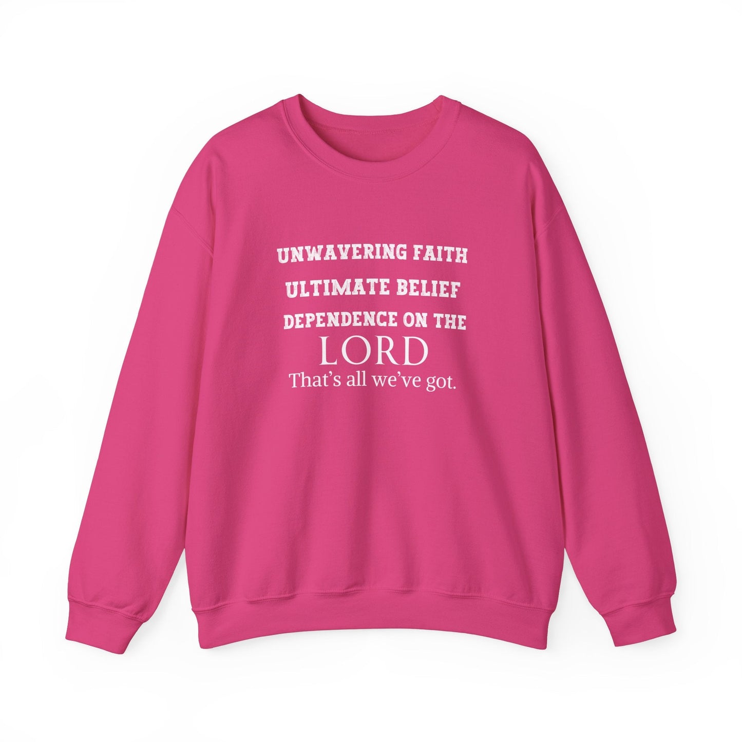 Unwavering Faith Unisex Heavy Blend™ Crewneck Sweatshirt