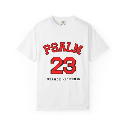 Psalm 23 Unisex Garment-Dyed T-shirt