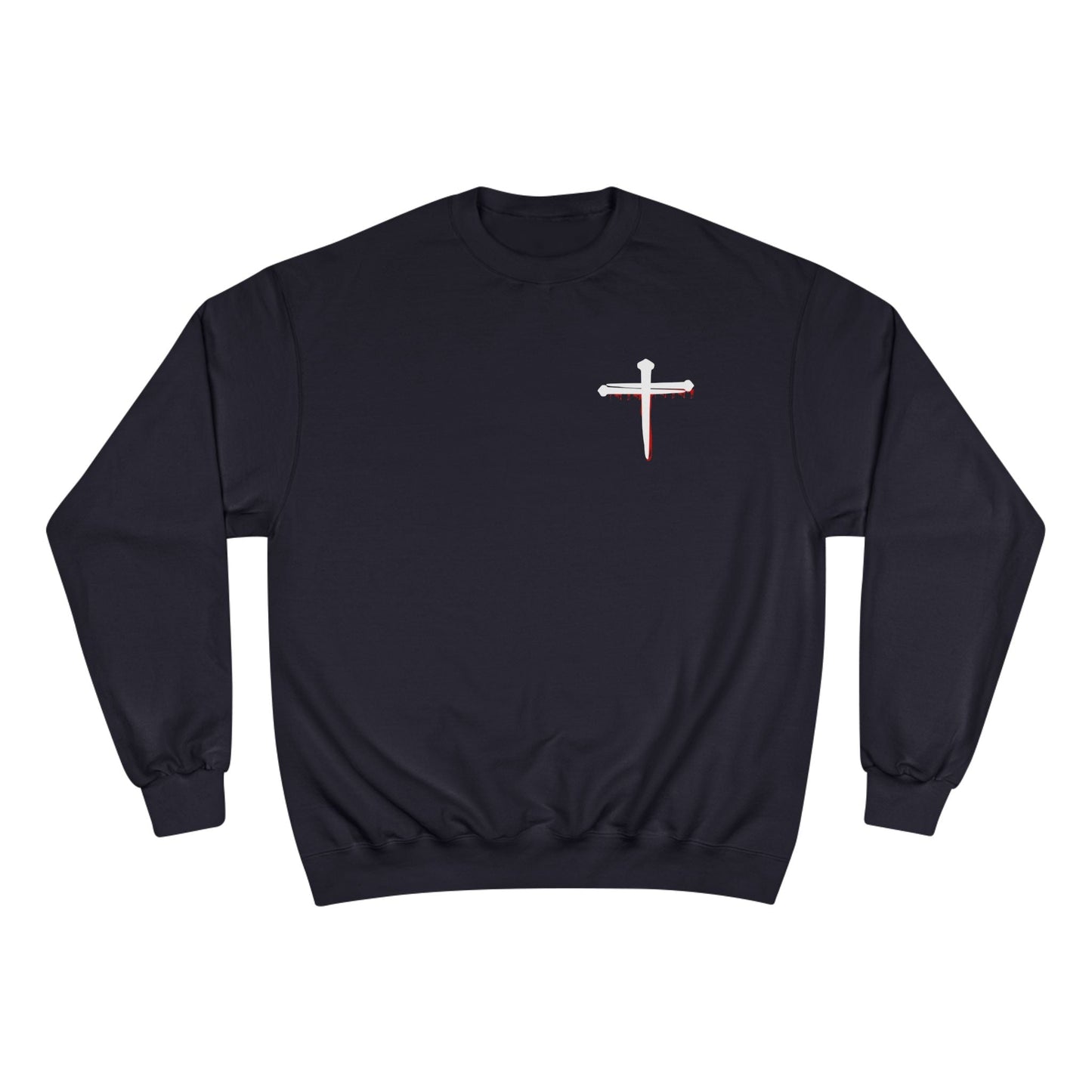 Jesus Saves Champion Sweatshirt with Inspirational Jesus Quote - Faith-Based Apparel, Christian Gift, Cozy Sweatshirt, Religious Statement Wear