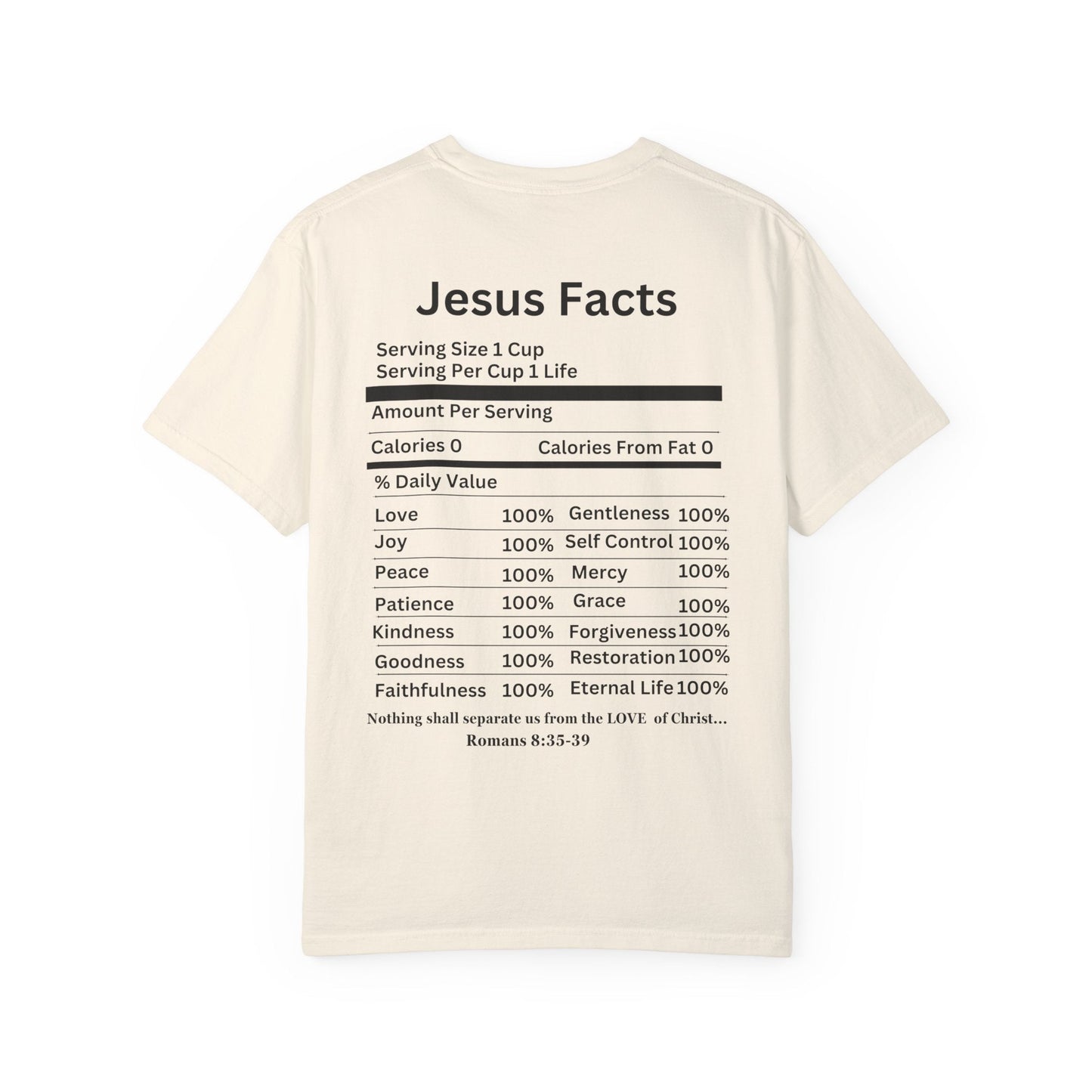 Jesus Facts Unisex Garment-Dyed T-shirt