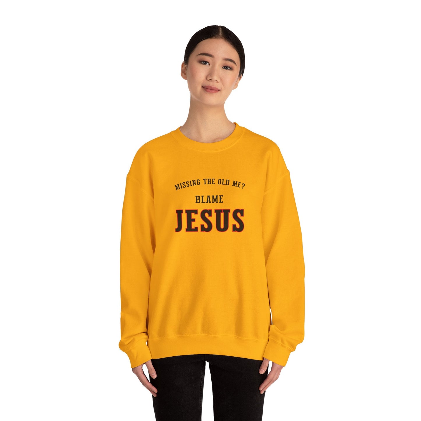 Blame Jesus Unisex Heavy Blend™ Crewneck Sweatshirt