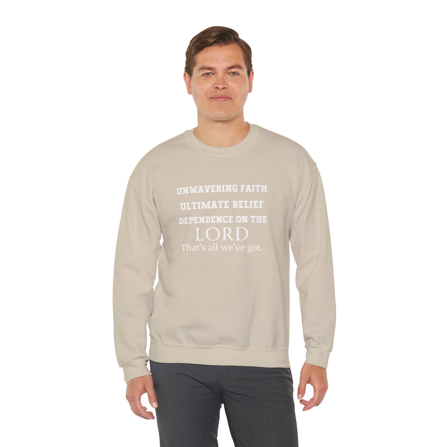 Unwavering Faith Unisex Heavy Blend™ Crewneck Sweatshirt