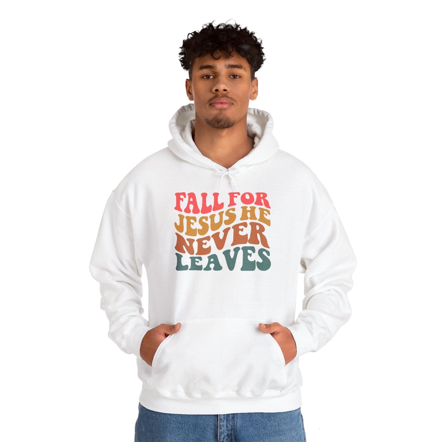 Fall For Jesus Unisex Heavy Blend™ Hooded Sweatshirt