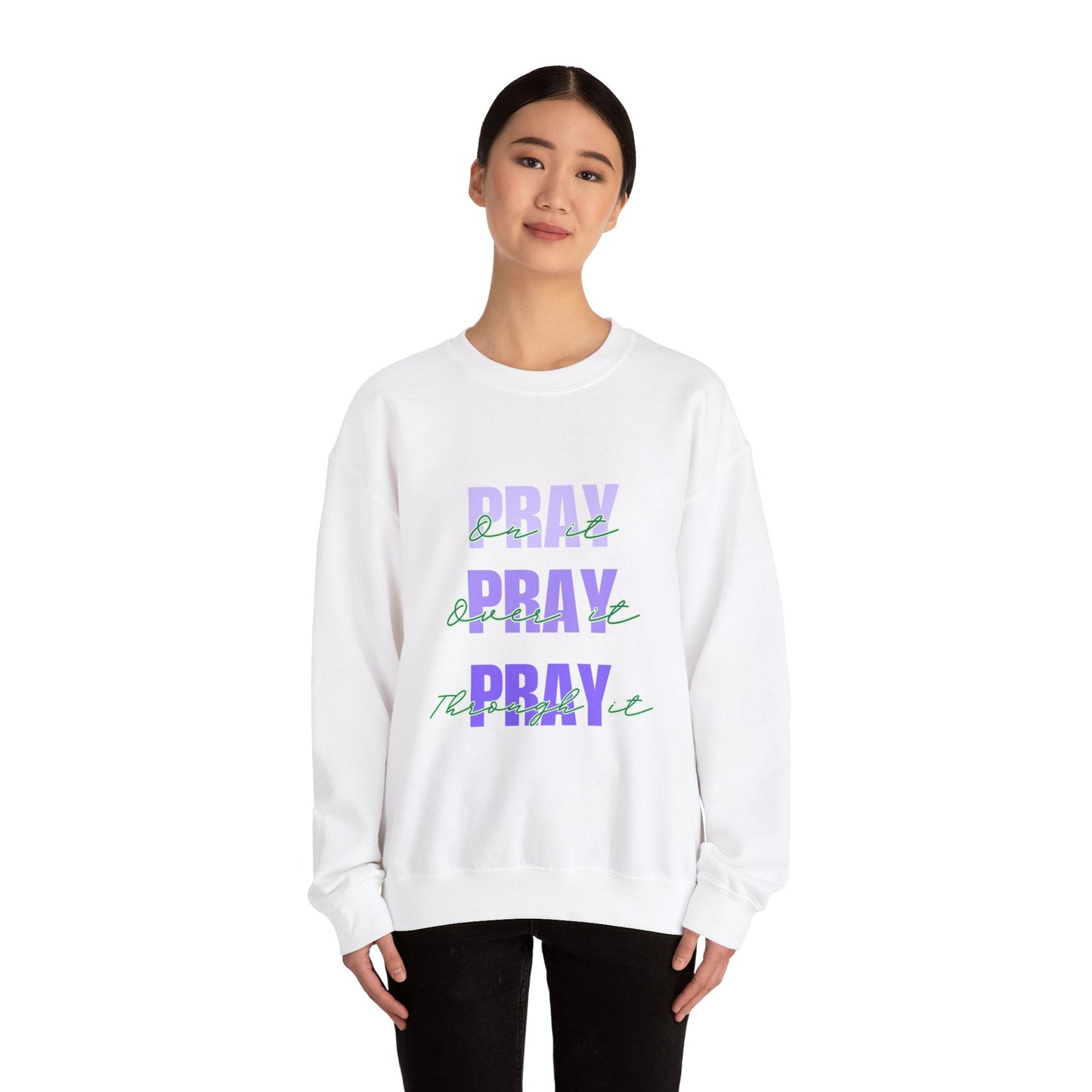 Pray Pray Pray Unisex Heavy Blend™ Crewneck Sweatshirt