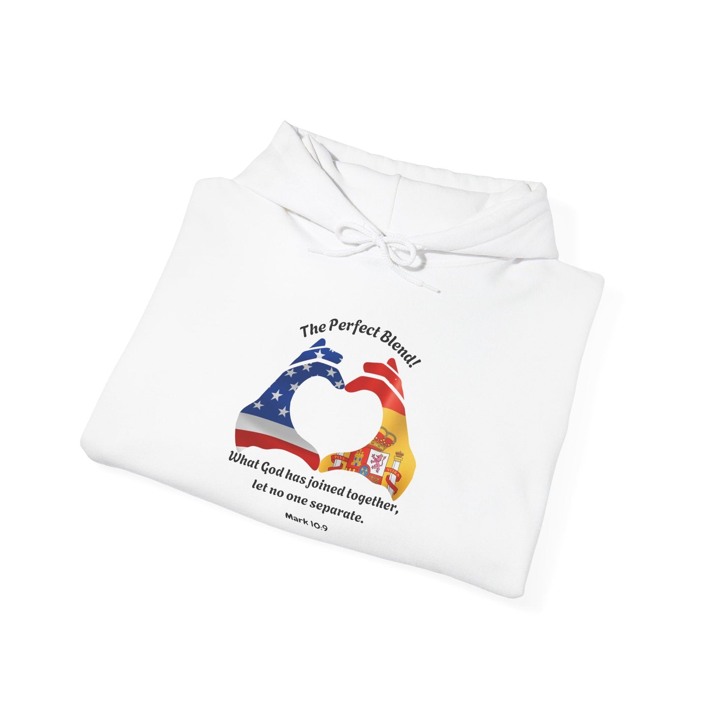 Custom Couple's Flags Unisex Heavy Blend™ Hooded Sweatshirt