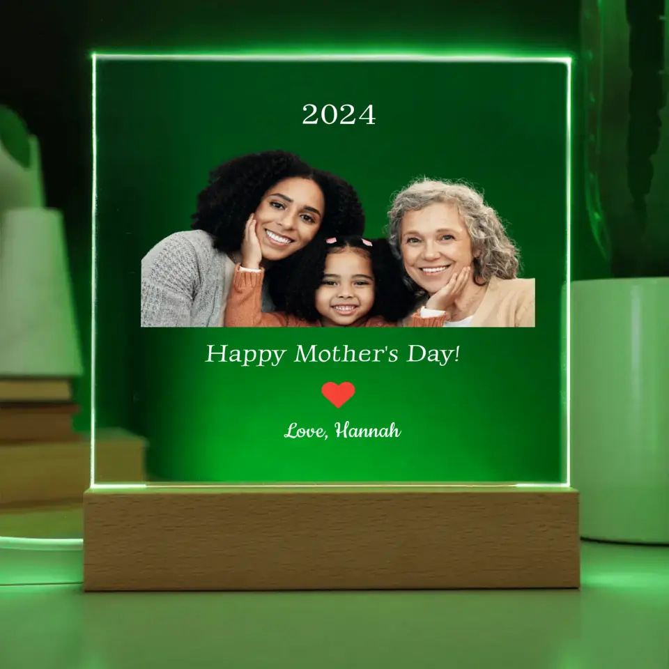 Photo Upload Mother's Day Acrylic Plaque