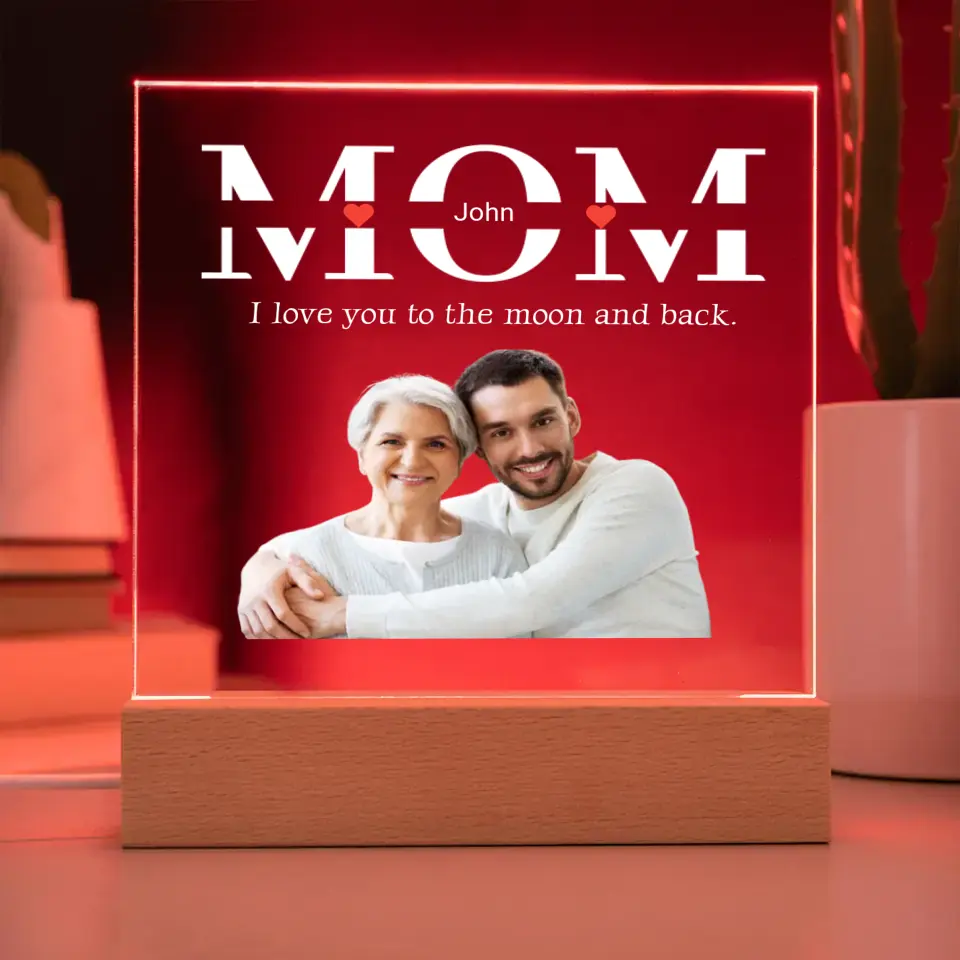 Personalized Mom Acrylique Plaque