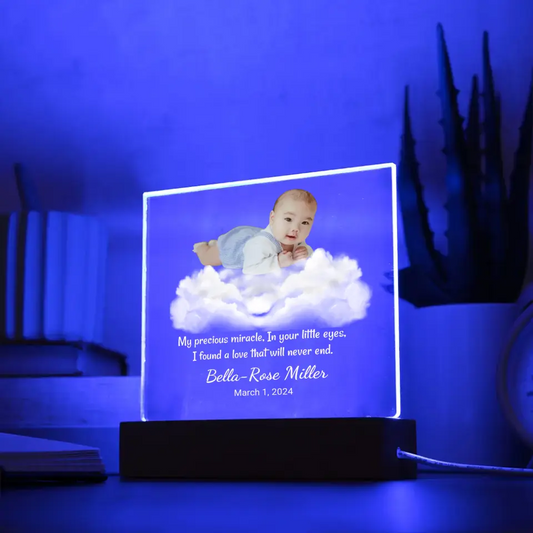 Baby We Love You Personalized Children Night Lamp