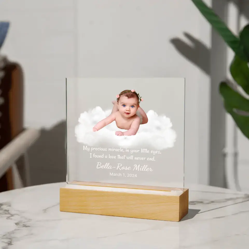 Personalized Children Night Light - Baby We Love You