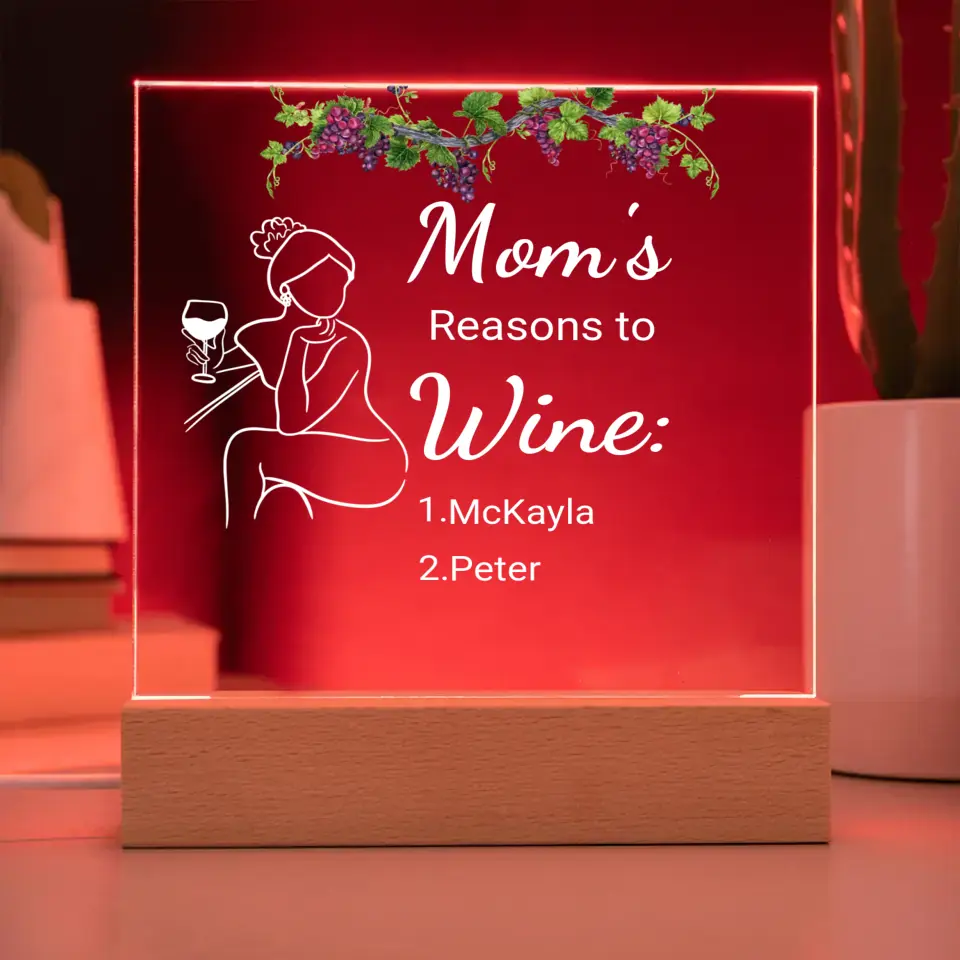 Mom's Reasons To Wine