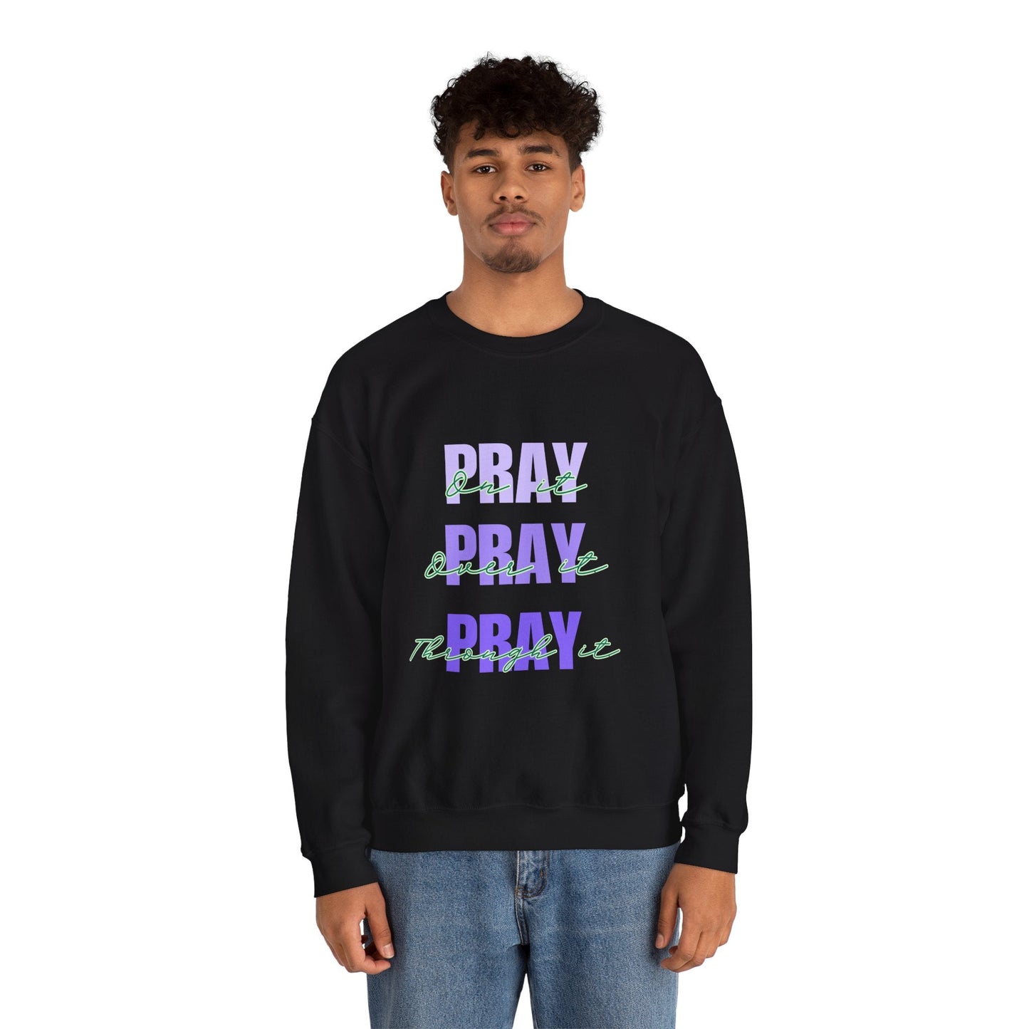 Pray Pray Pray Unisex Heavy Blend™ Crewneck Sweatshirt