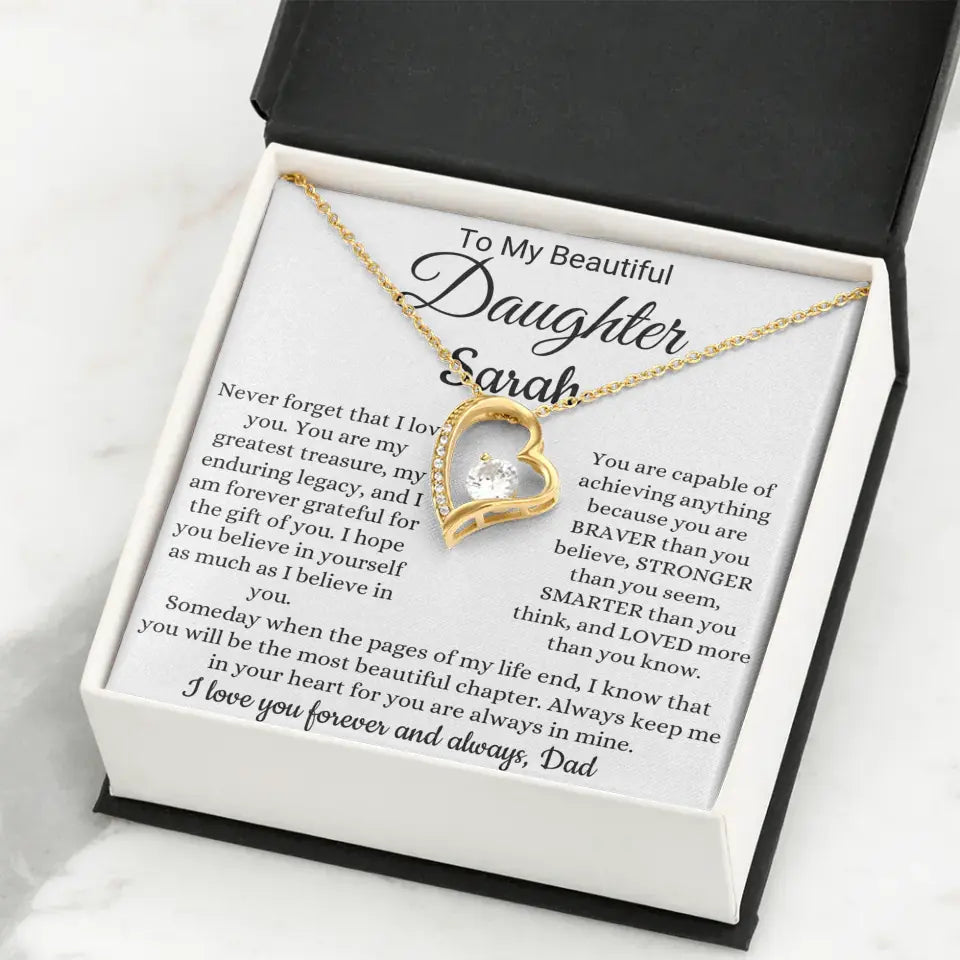 You Are My Greatest Treasure Forever Love Necklace