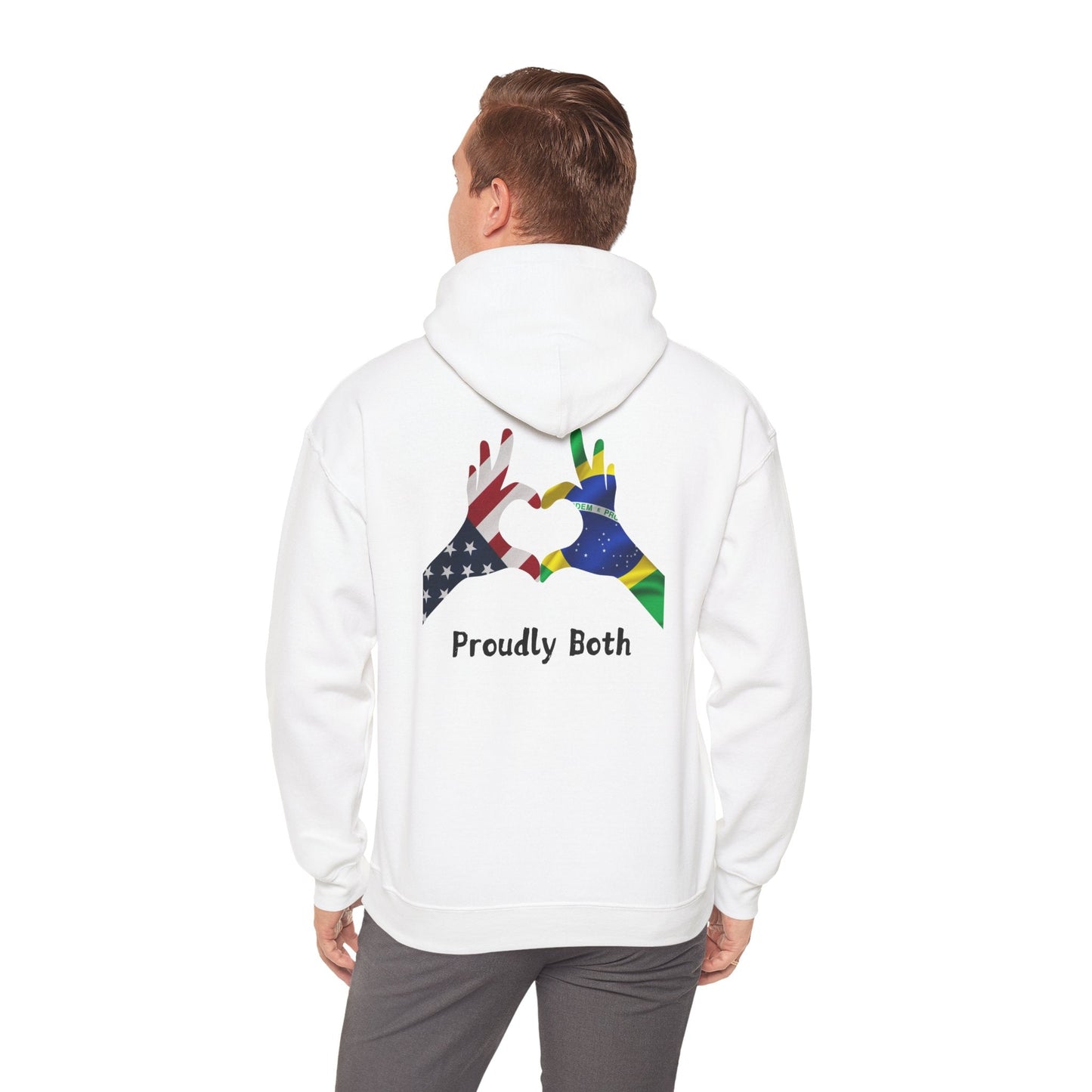 Proudly Both Unisex Heavy Blend™ Hooded Sweatshirt