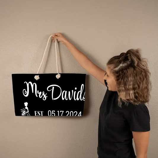 Personalized Bride Tote Bag
