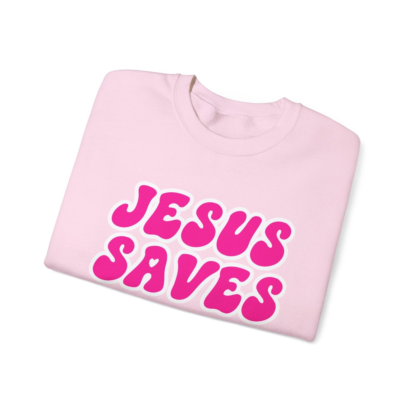Jesus Saves Unisex Heavy Blend™ Crewneck Sweatshirt
